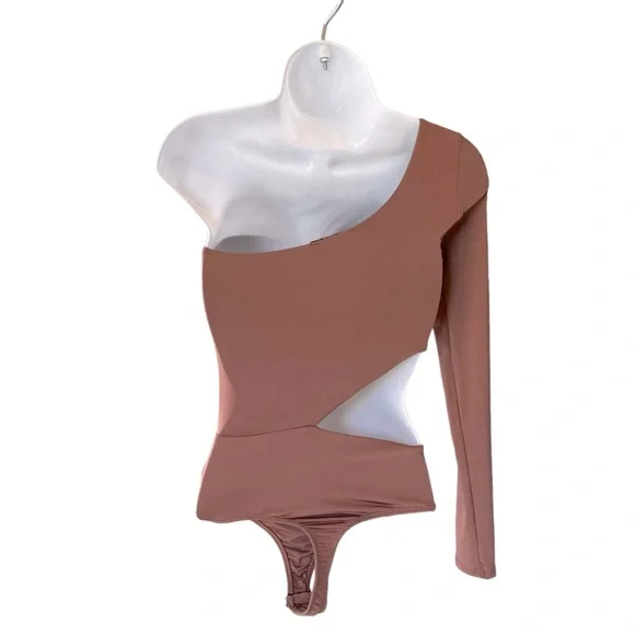 Obsessed light brown bodysuit size small pre owned good condition - Picture 2 of 3
